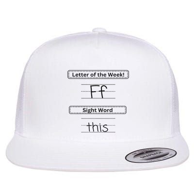 The Letter Of The Week F Sight Word This Flatbill Hat