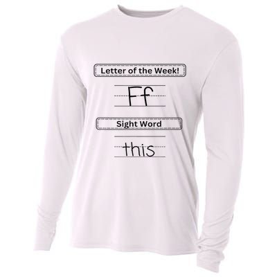 The Letter Of The Week F Sight Word This Cooling Performance Long Sleeve Crew