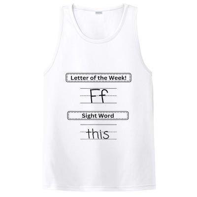 The Letter Of The Week F Sight Word This PosiCharge Competitor Tank