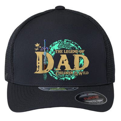 The Legend Of Dad Children Of The Wild Fathers Day Flexfit Unipanel Trucker Cap