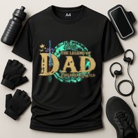 The Legend Of Dad Children Of The Wild Fathers Day Cooling Performance Crew T-Shirt