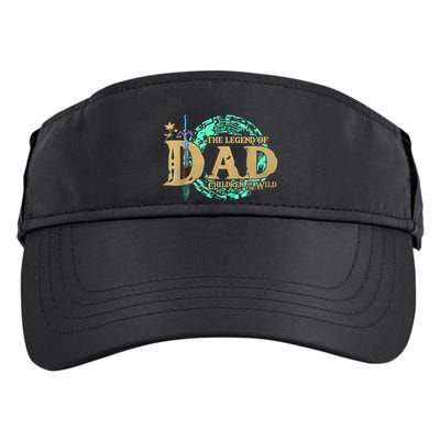 The Legend Of Dad Children Of The Wild Fathers Day Adult Drive Performance Visor