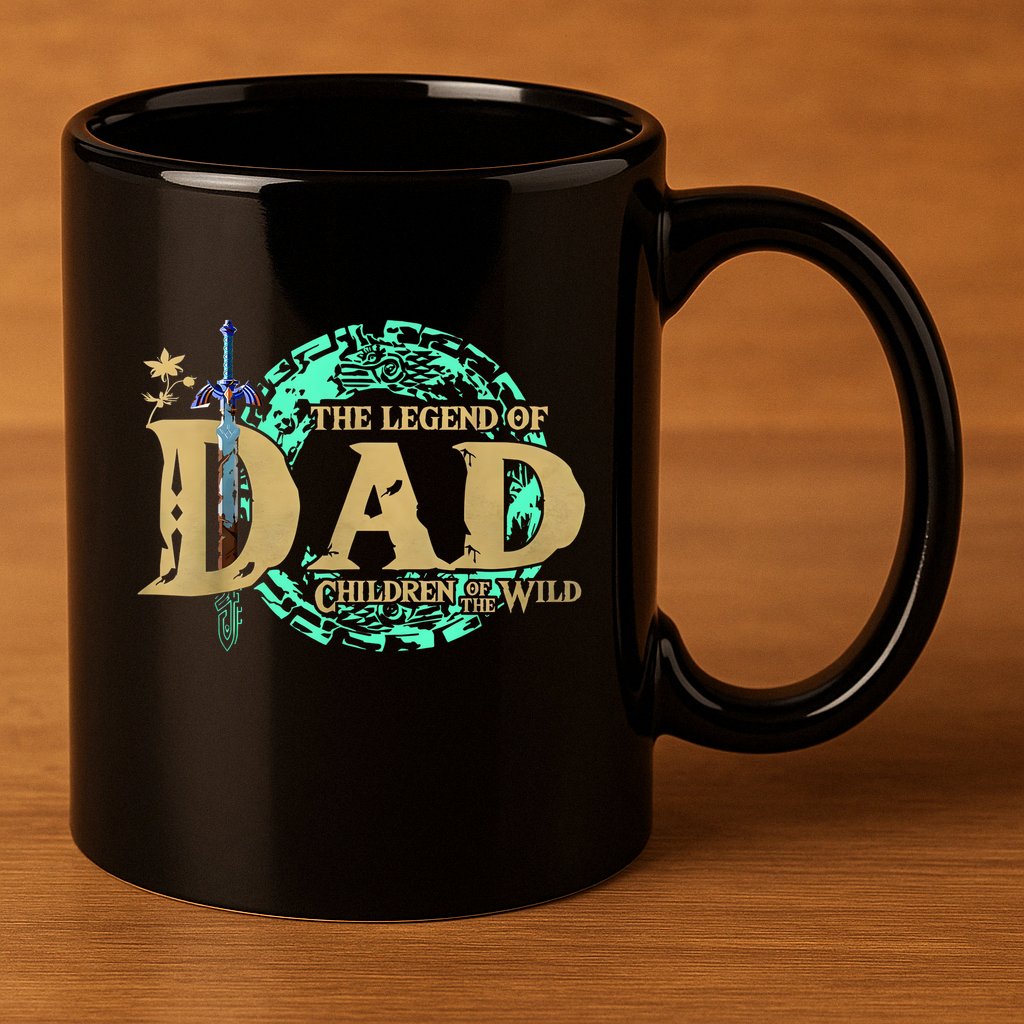 The Legend Of Dad Children Of The Wild Fathers Day 11oz C Handle Ceramic Mug