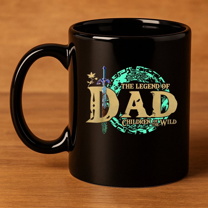 The Legend Of Dad Children Of The Wild Fathers Day 11oz C Handle Ceramic Mug