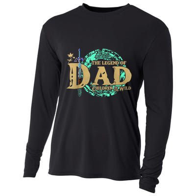 The Legend Of Dad Children Of The Wild Fathers Day Cooling Performance Long Sleeve Crew