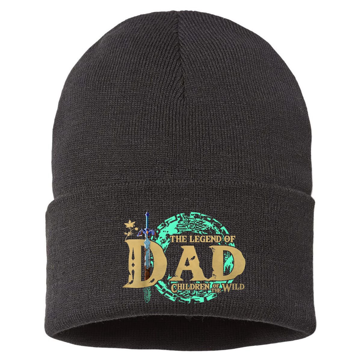 The Legend Of Dad Children Of The Wild Fathers Day Sustainable Knit Beanie