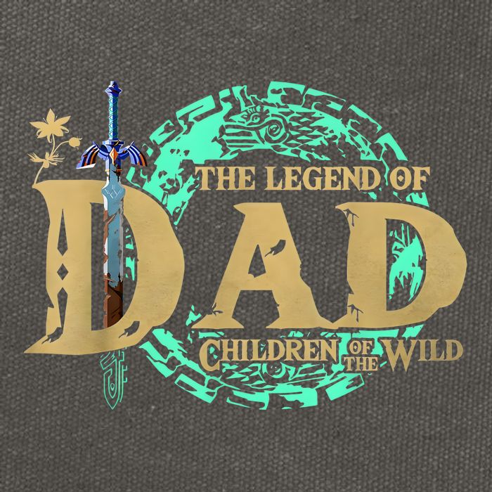 The Legend Of Dad Children Of The Wild Fathers Day Cotton Canvas Backpack