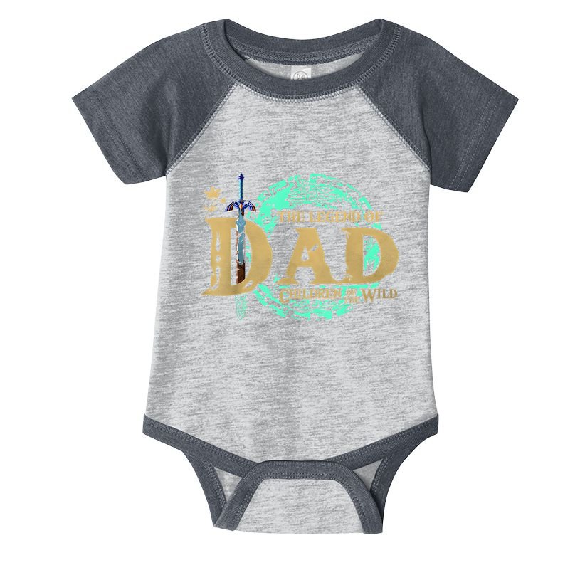 The Legend Of Dad Children Of The Wild Fathers Day Infant Baby Jersey Bodysuit