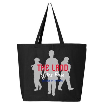 The Land Of The Free Because Of The Brave Great Gift 25L Jumbo Tote