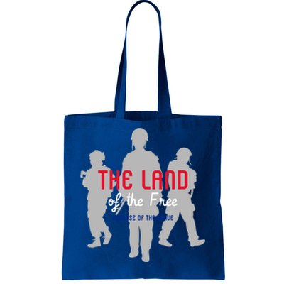 The Land Of The Free Because Of The Brave Great Gift Tote Bag