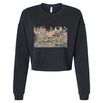 The Land Of Make Believe Cropped Pullover Crew