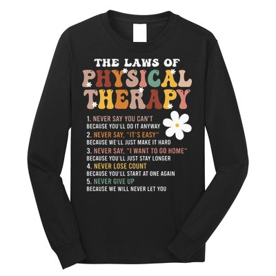 The Laws Of Physical Therapy – Physical Therapist Long Sleeve Shirt