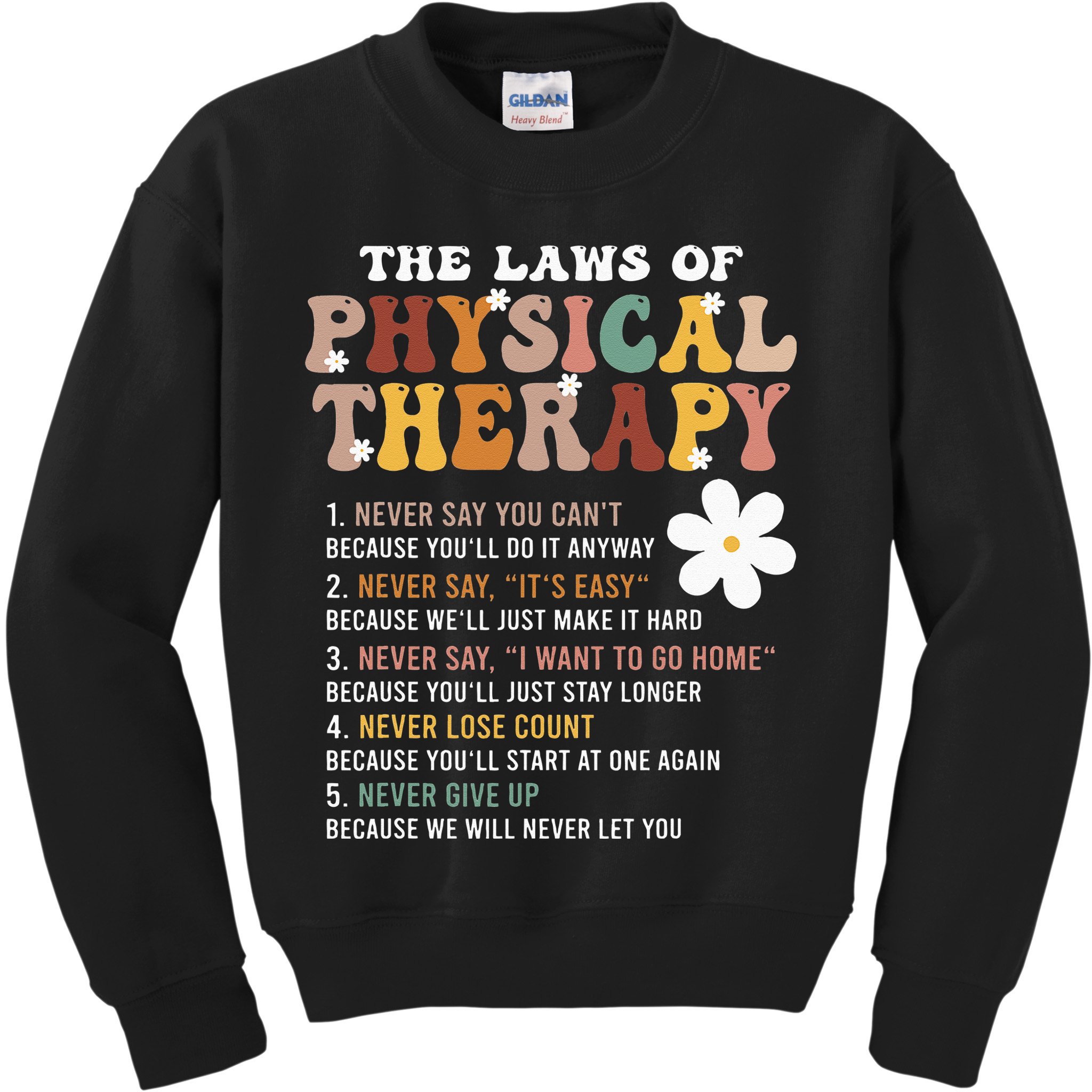 The Laws Of Physical Therapy – Physical Therapist Kids Sweatshirt