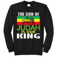 The Lion Of Judah Is Our King Jamaican Jamaican Flag Sweatshirt