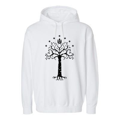 The Lord Of The Rings Gondor Tree Cool Gift Garment-Dyed Fleece Hoodie