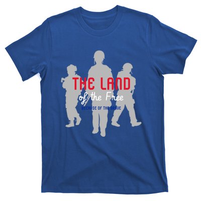 The Land Of The Free Because Of The Brave Gift T-Shirt