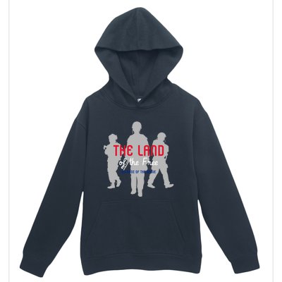 The Land Of The Free Because Of The Brave Gift Urban Pullover Hoodie