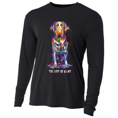 The Love Of Labrador Retriever Cooling Performance Long Sleeve Crew