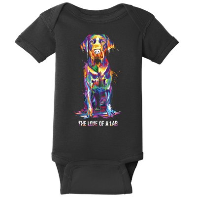 The Love Of Labrador Retriever Baby Bodysuit