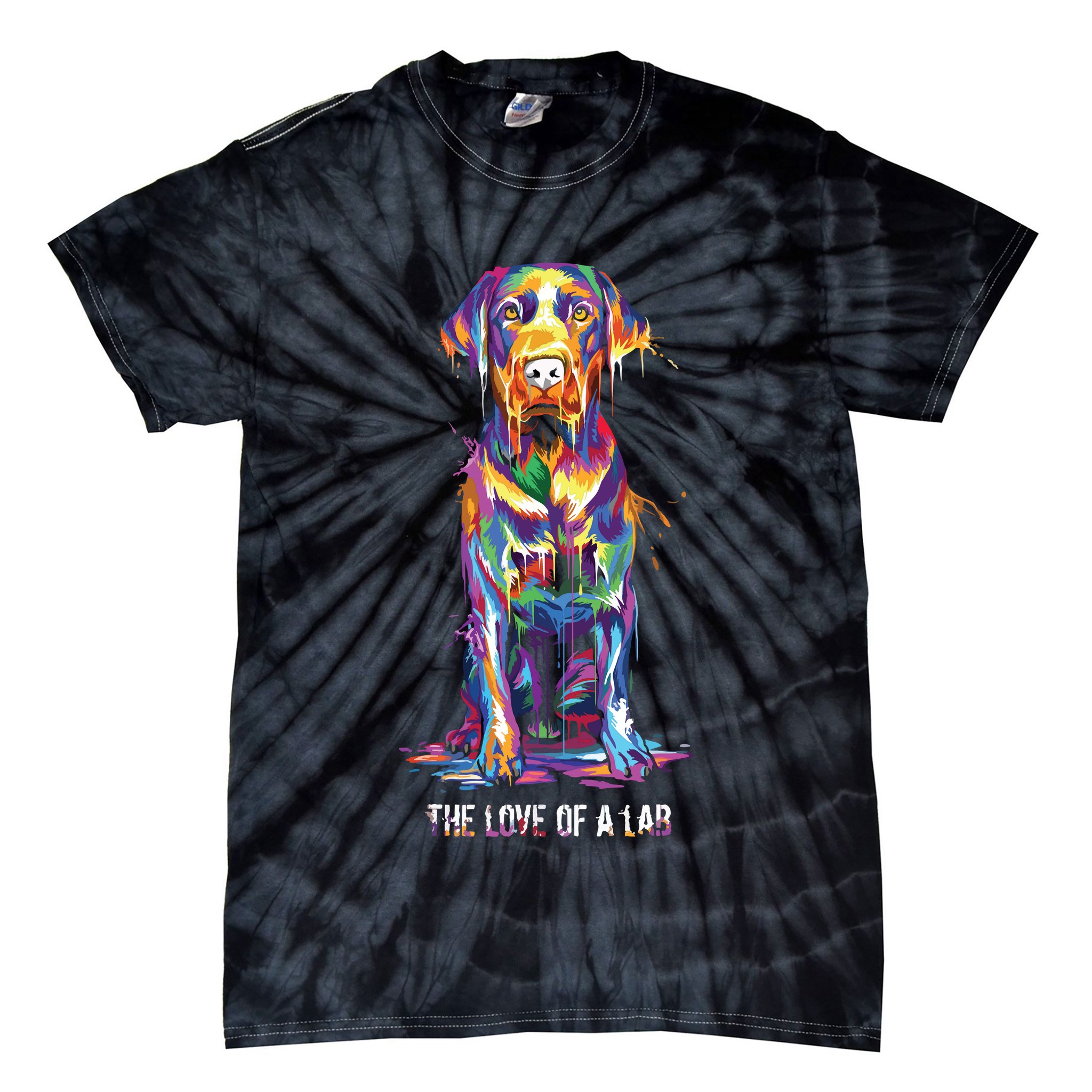 The Love Of Labrador Retriever Tie-Dye T-Shirt