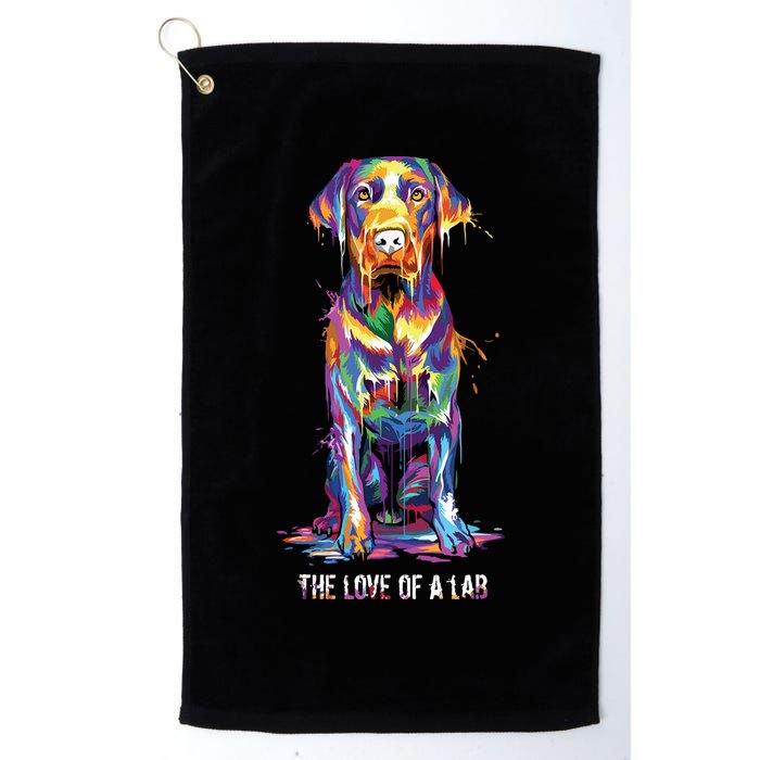 The Love Of Labrador Retriever Golf Towel