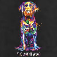 The Love Of Labrador Retriever Golf Towel