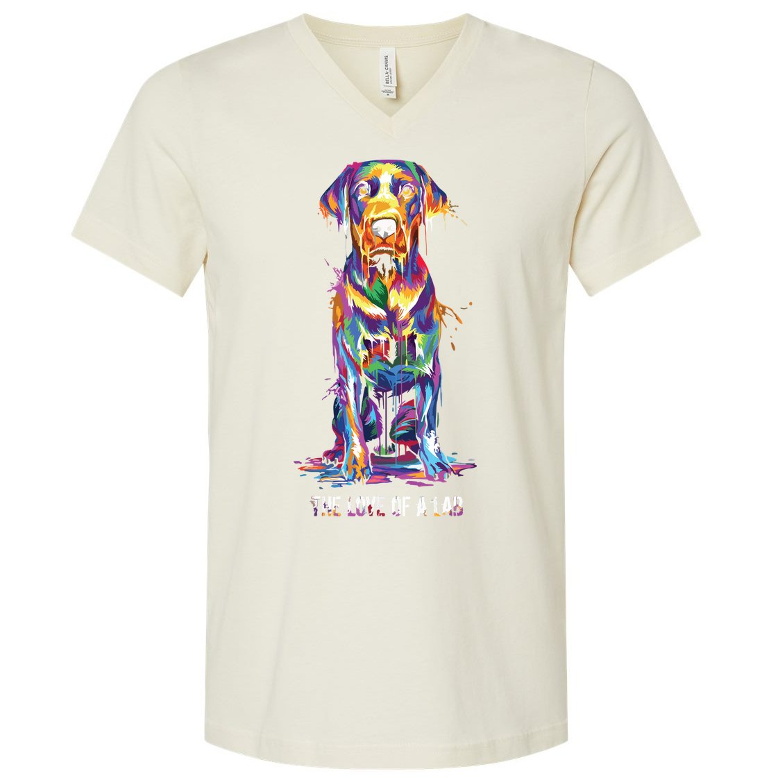 The Love Of Labrador Retriever V-Neck T-Shirt