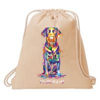 The Love Of Labrador Retriever Drawstring Bag