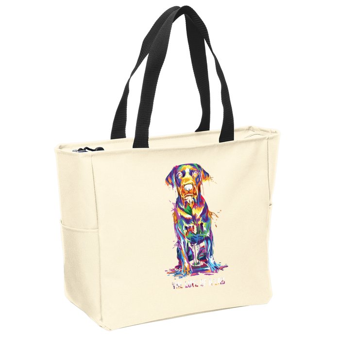 The Love Of Labrador Retriever Zip Tote Bag