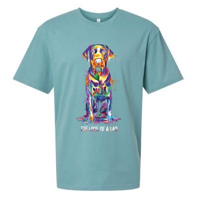 The Love Of Labrador Retriever Sueded Cloud Jersey T-Shirt
