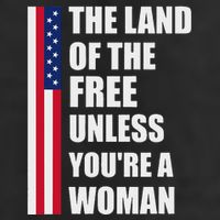 The Land Of The Free Unless YouRe A Woman Funny 7 Panel Mesh Trucker Snapback Hat