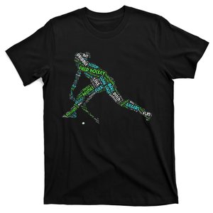 The Love Of Field Hockey Player Retro T-Shirt