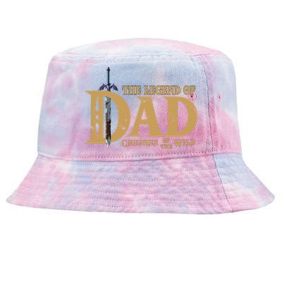 The Legend Of Dad Children Of The Wild FatherS Day Tie-Dyed Bucket Hat