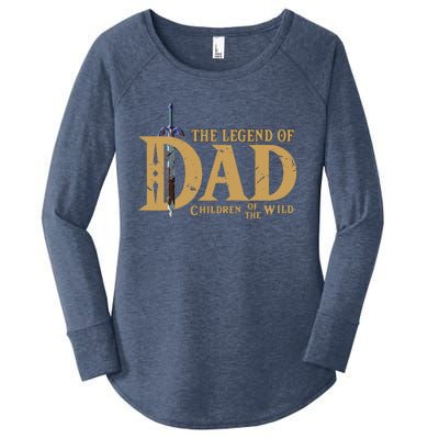 The Legend Of Dad Children Of The Wild FatherS Day Women's Perfect Tri Tunic Long Sleeve Shirt