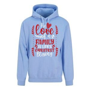 The Love Of A Family Is Life's Greatest Blessing Adoption Gift Unisex Surf Hoodie