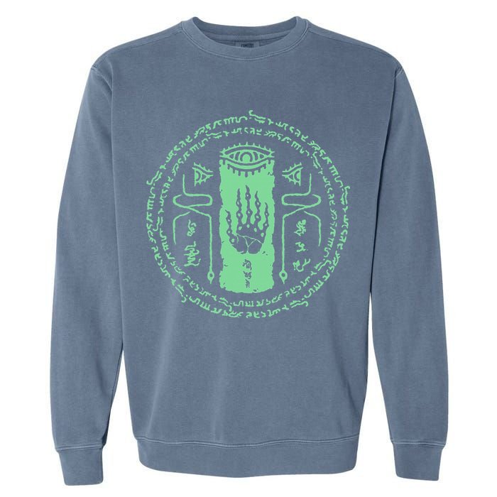 The Legend Of Tears Of The Kingdom Magic Seal Garment-Dyed Sweatshirt