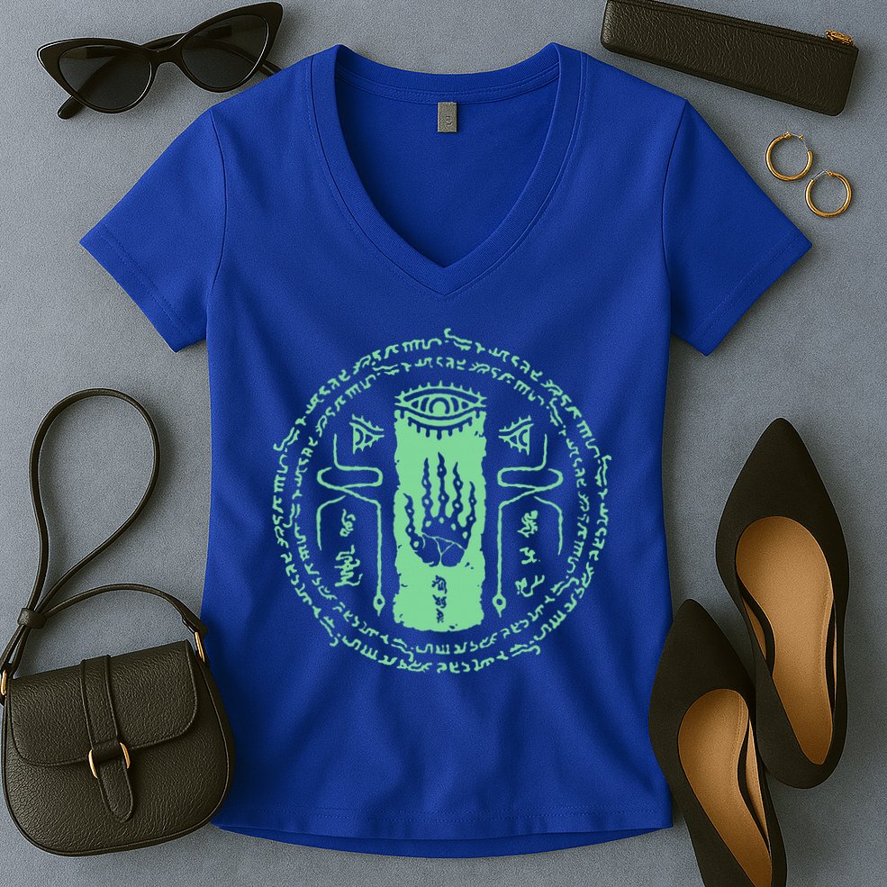 The Legend Of Tears Of The Kingdom Magic Seal Women's V-Neck T-Shirt