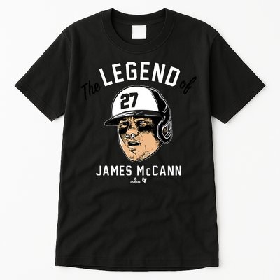 The Legend Of James Mccann Baltimore Baseball Tall T-Shirt