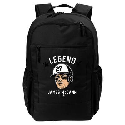 The Legend Of James Mccann Baltimore Baseball Backpack