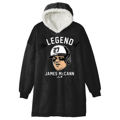 The Legend Of James Mccann Baltimore Baseball Hooded Wearable Blanket