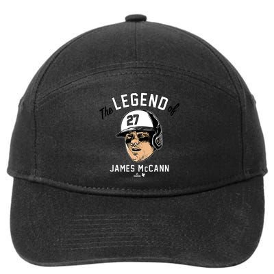 The Legend Of James Mccann Baltimore Baseball 7-Panel Snapback Hat