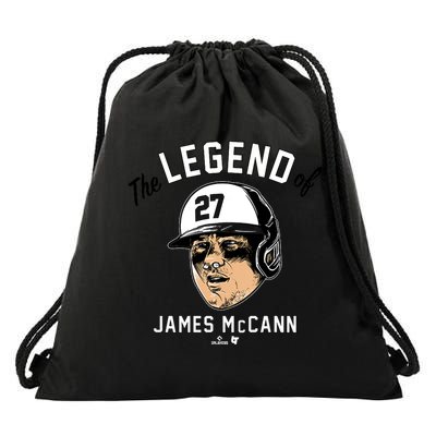 The Legend Of James Mccann Baltimore Baseball Drawstring Bag