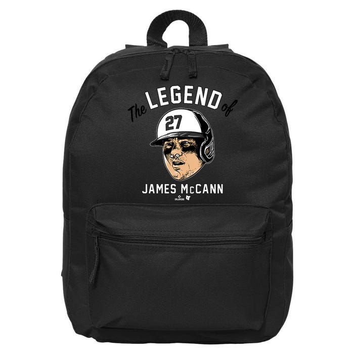 The Legend Of James Mccann Baltimore Baseball 16 in Basic Backpack