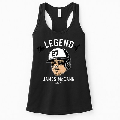 The Legend Of James Mccann Baltimore Baseball Womens Tank Top