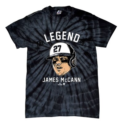 The Legend Of James Mccann Baltimore Baseball Tie-Dye T-Shirt