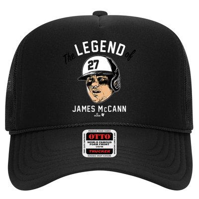 The Legend Of James Mccann Baltimore Baseball Trucker Hat