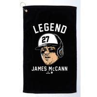 The Legend Of James Mccann Baltimore Baseball Golf Towel