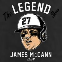 The Legend Of James Mccann Baltimore Baseball Golf Towel