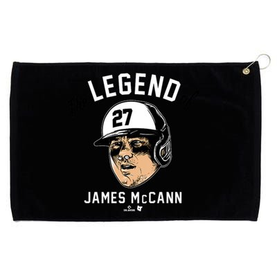 The Legend Of James Mccann Baltimore Baseball Grommeted Golf Towel