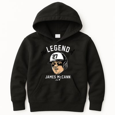 The Legend Of James Mccann Baltimore Baseball Kids Hoodie